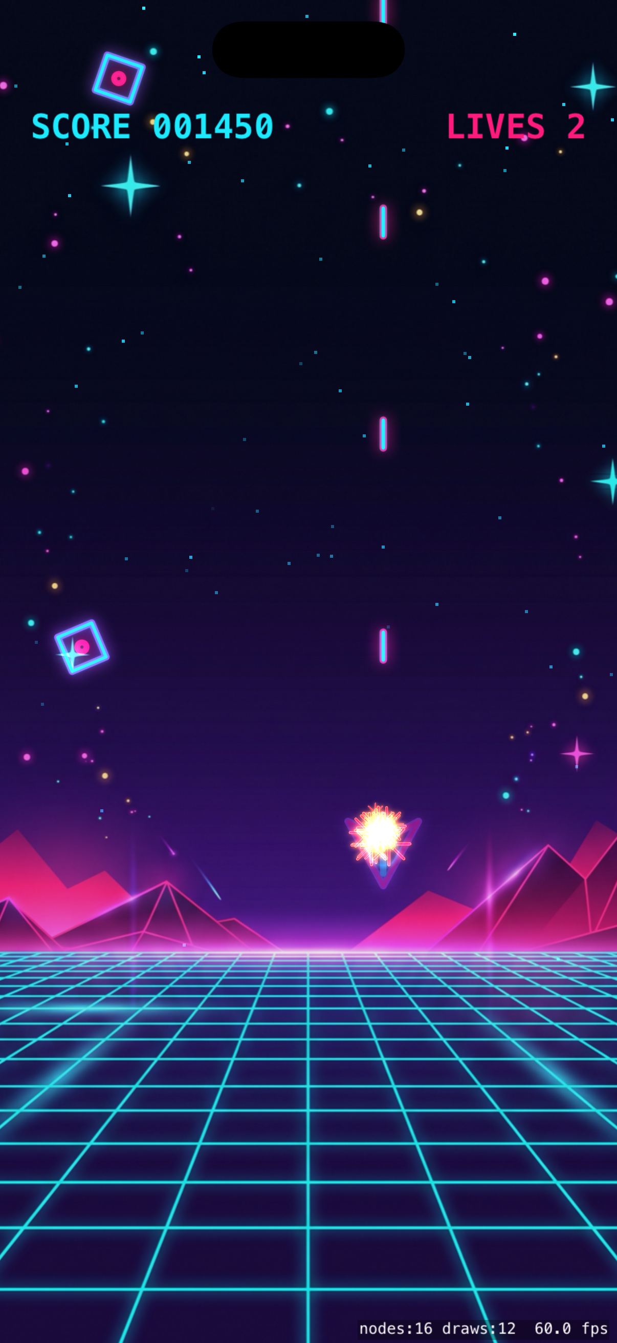 Neon Phoenix stage 1 gameplay